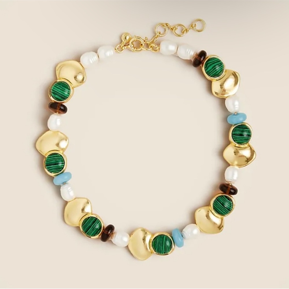 J Crew mixed beaded necklace
